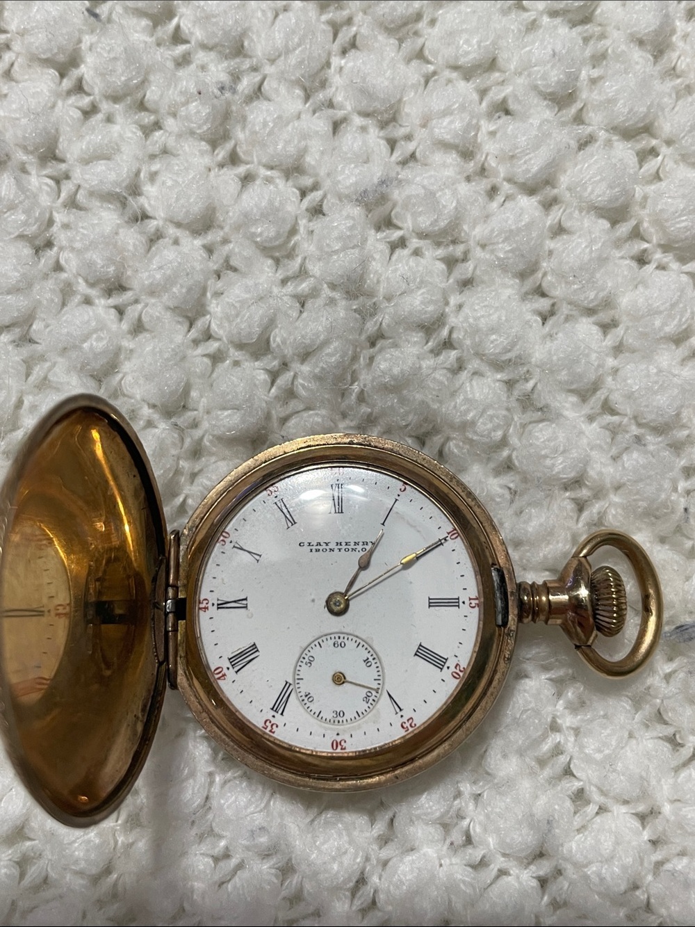Lot of 4 Vintage Pocket Watches - Not Running - Picture 4 of 10
